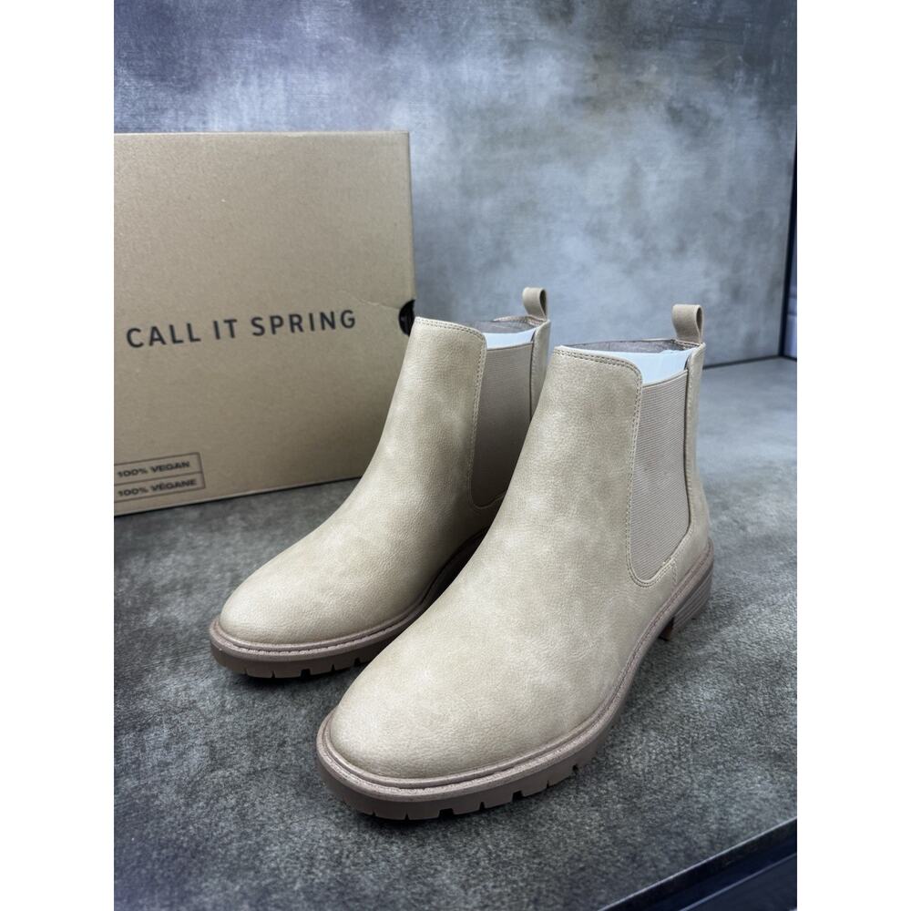 Call It Spring NEEDA-271 Ankle Boots Brown Women’s Size 9B Booties NIB